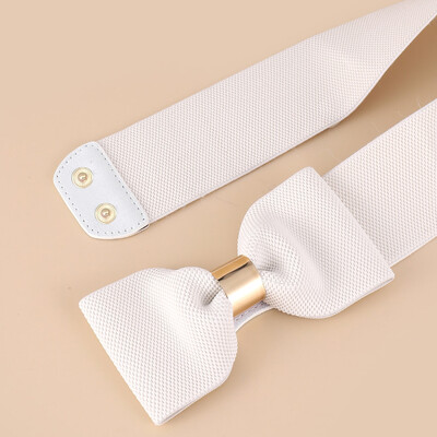 Egyedi tervező akciós piros fekete fehér pillangós öv, arany pakolás női csípős ruha szoknya öv