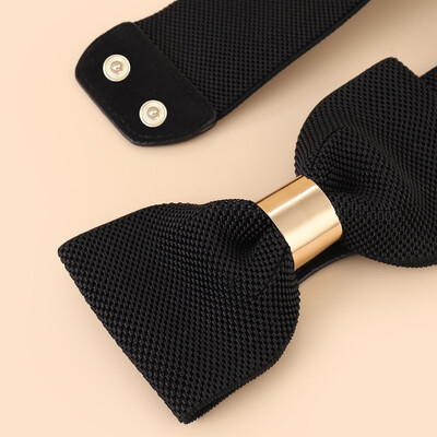 Egyedi tervező akciós piros fekete fehér pillangós öv, arany pakolás női csípős ruha szoknya öv