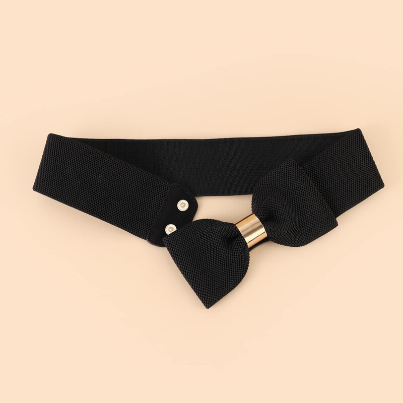 Egyedi tervező akciós piros fekete fehér pillangós öv, arany pakolás női csípős ruha szoknya öv