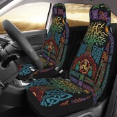 Univerzálny poťah na autosedačku Tree Of Life, štyri ročné obdobia, vhodný pre všetky druhy modelov, poťahy na autosedačky Nature Budda, polyester, poľovníctvo