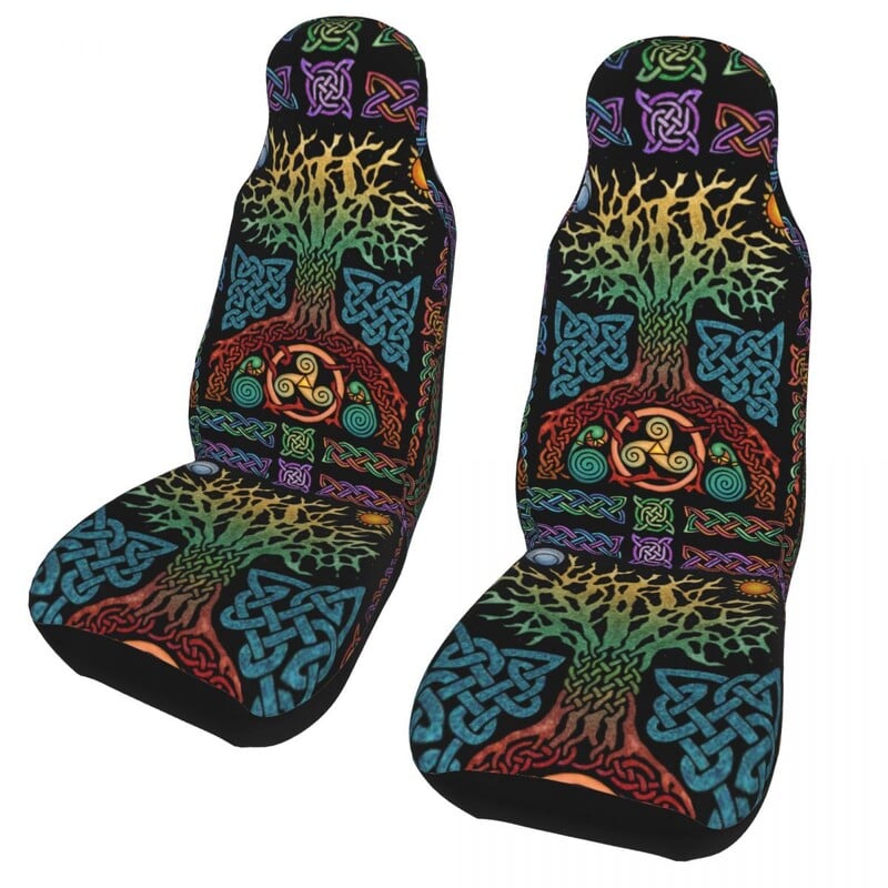 Univerzálny poťah na autosedačku Tree Of Life, štyri ročné obdobia, vhodný pre všetky druhy modelov, poťahy na autosedačky Nature Budda, polyester, poľovníctvo