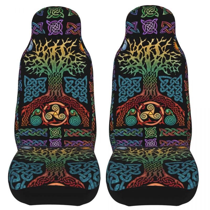 Univerzálny poťah na autosedačku Tree Of Life, štyri ročné obdobia, vhodný pre všetky druhy modelov, poťahy na autosedačky Nature Budda, polyester, poľovníctvo
