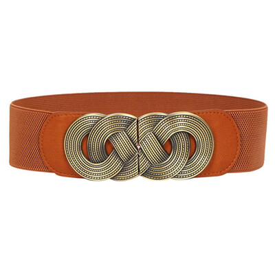 Moteriškas platus elastinis juosmens diržas, retro stiliaus, elastinga PU odinė suknelė, moteriška juosmens juosta