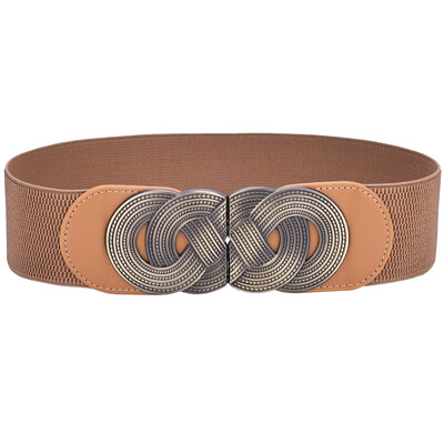 Moteriškas platus elastinis juosmens diržas, retro stiliaus, elastinga PU odinė suknelė, moteriška juosmens juosta