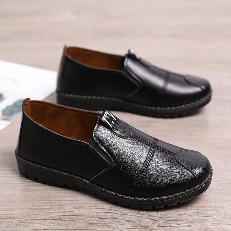 Bőr női alkalmi cipők Desiger tornacipők Könnyű anya mokaszinok Felcsúsztatható női naplopók Oxford cipők Női Zapatos Mujer