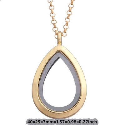 Nou 1PC Mix Size Rotund Living Memory Foto Relicario Locket Pandantiv Floating Chams Picture Colieri Pentru Bijuterii Femei Bărbați Cadou