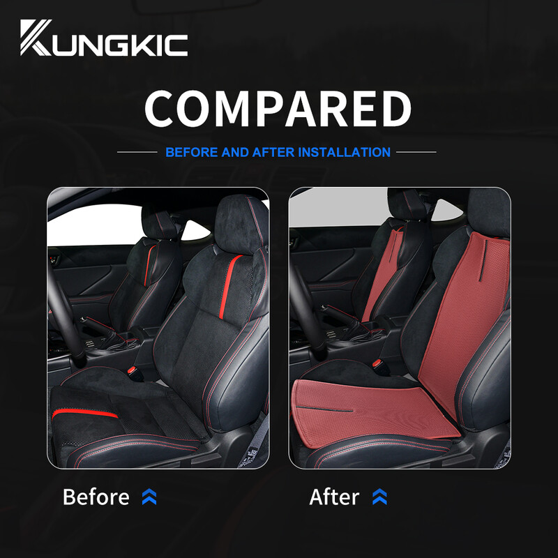 Pre Subaru BRZ GR86 2021 2022 2023 2024 Poťah na vankúš sedadla, štvorročné auto, priedušný, protišmykový, ochranná rohož Ice Silk, príslušenstvo