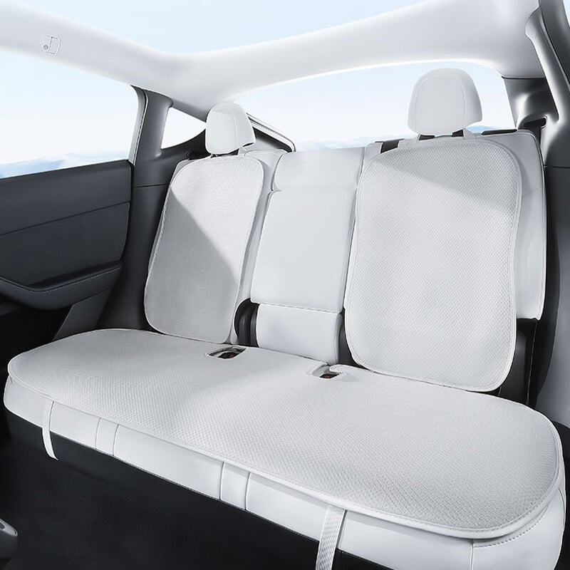Poťah na sedadlo Ice Silk pre Tesla Model Y Model 3 2024-2018 Priedušný a pohodlný Neupchatý a nepotiaci sa vankúš do auta