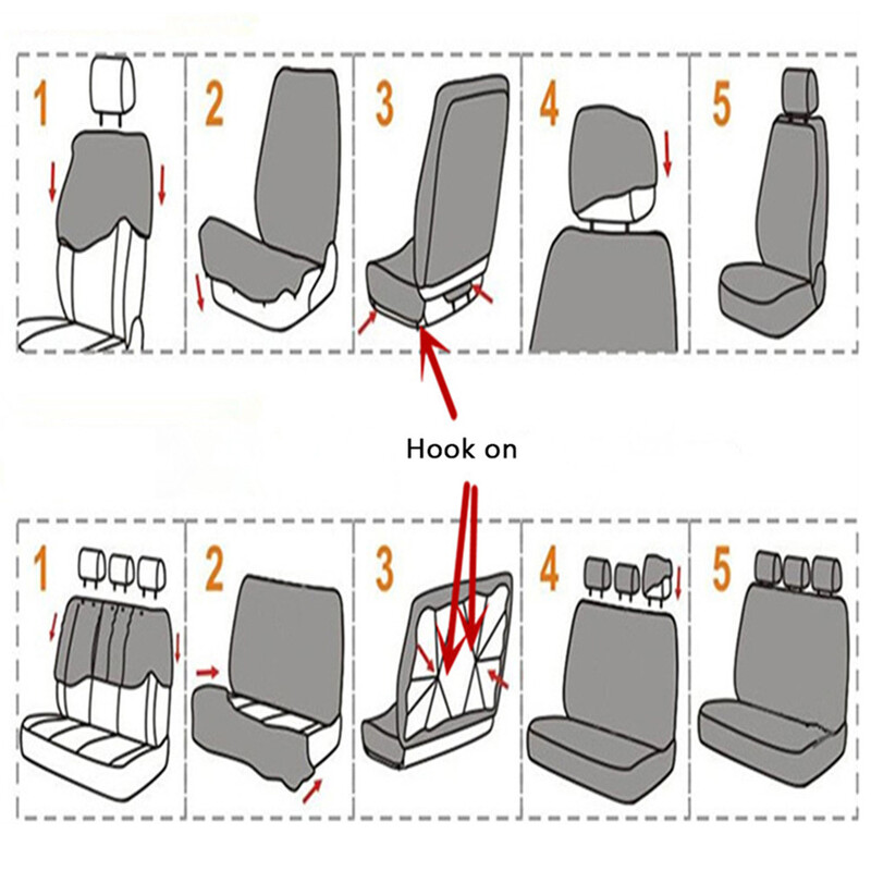 Huse de scaun auto din material textil pentru KIA Rio Niro K3 K5 Soul Ceed Cerato Forte Sportage Optima Proceed Sorento Carens Camival pernă