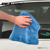 SEAMETAL 30X30 30X60cm autómosó csúcsminőségű mikroszálas törölköző autótisztító szárító törlőkendő beszegő autóápoló kendő részletező törülköző