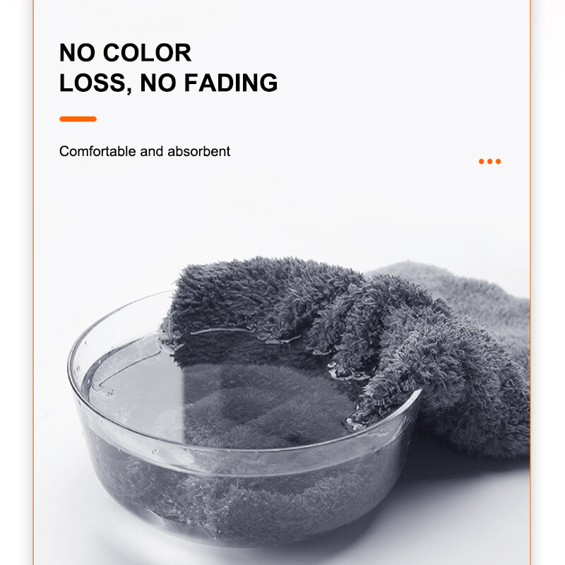 SEAMETAL 40X100CM autómosó törölköző korall bársony mikroszálas tiszta törlőkendő szegés nélkül vastagított puha, nagy nedvszívó képességű autómosó törölközők