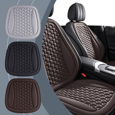 Vasaras 3D automašīnas sēdekļa pārvalks, sviedru necaurlaidīgs, elpojošs sēdekļa spilvens, izliekts dizains siltuma izkliedēšanai auto krēsla paliktnis