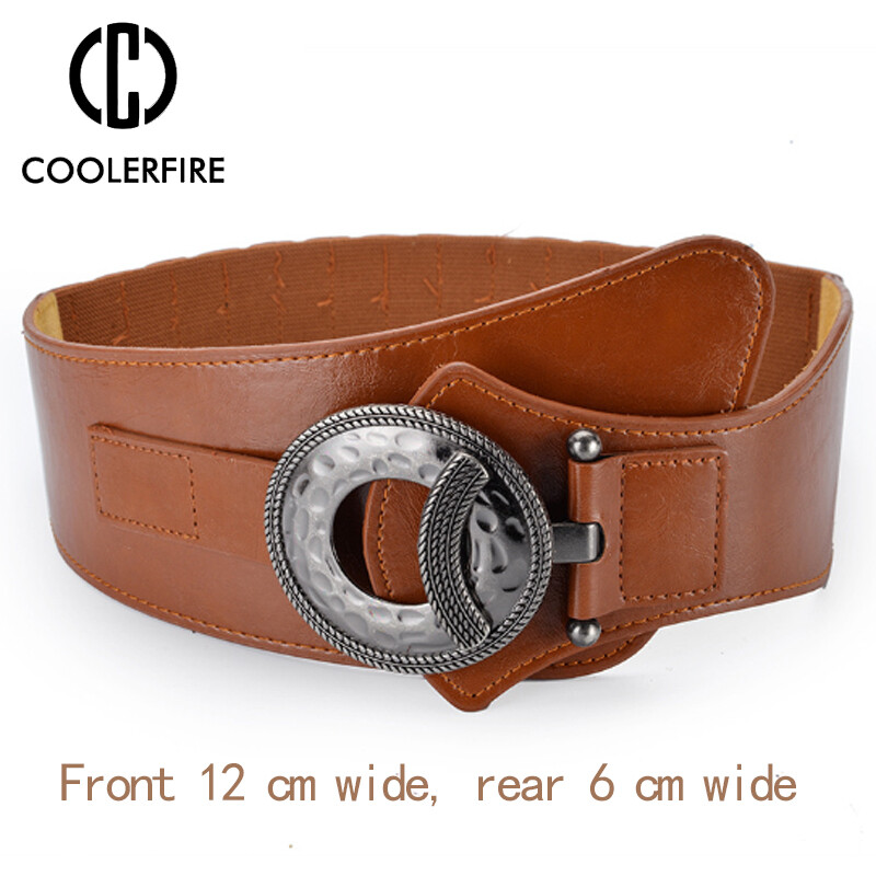 Hot fashion γυναικεία ελαστική ζώνη φαρδιά μέση γυναικείες ζώνες με ιμάντα για γυναίκες Cinturon Mujer Cummerbund λουράκι LB029