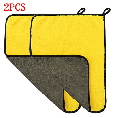 2 db mikroszálas autótisztító törülközők Mikroszálas törölközőápoló autók részletező törlőkendők autómosó törlőkendők autótisztító tartozékok