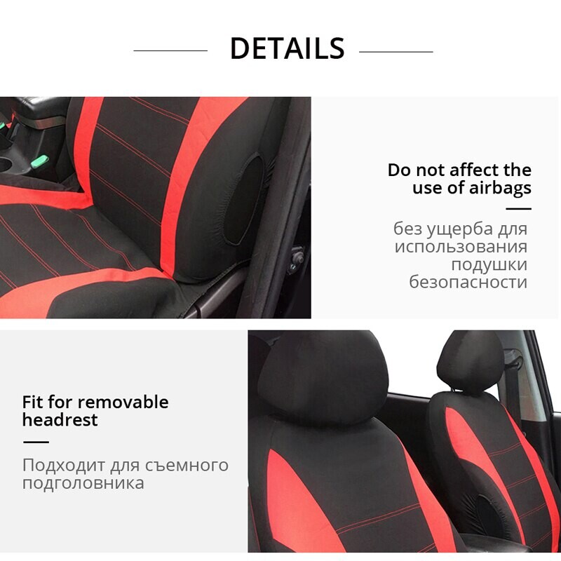 Kompletná sada poťahov na autosedačky, univerzálna priedušná látka pre Lada Priora, Renault Logan, doplnky do interiéru pre nákladné vozidlá a SUV