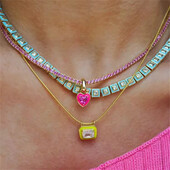 Ljubavno srce privjesak Choker ogrlica za žene Rose Red Cirkon Lanac Party Estetski nakit Dodaci Božićni darovi Hot Sale