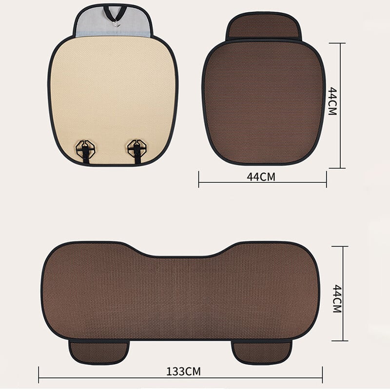 Nyári Ice Silk autóüléshuzatok Univerzális autó első üléspárna szőnyeg Automatikus üléshuzat védő Hátsó ülés párna autók SUV számára