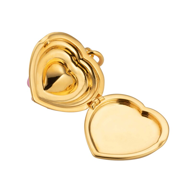 Pink Drip Glaze Okvir za fotografije u obliku srca Ogrlica s privjeskom Šarm Ogrlice s šarenim kristalima Ogrlice koje se mogu otvoriti Žene Muškarci Memorijalni nakit