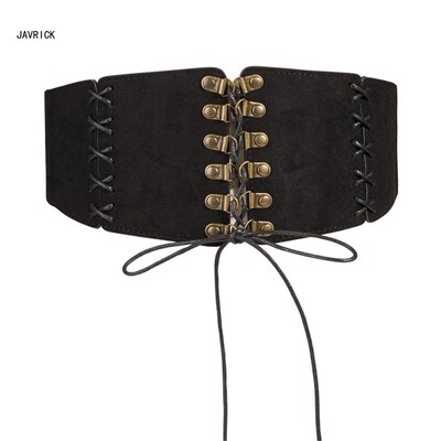 Juosmenį formuojantis platus diržas Viduramžių riterio juostos diržas Moteriškas korseto diržo kostiumas