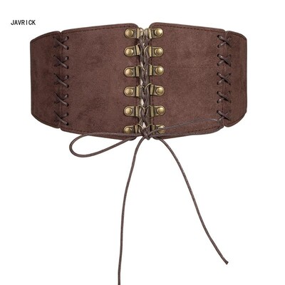 Juosmenį formuojantis platus diržas Viduramžių riterio juostos diržas Moteriškas korseto diržo kostiumas
