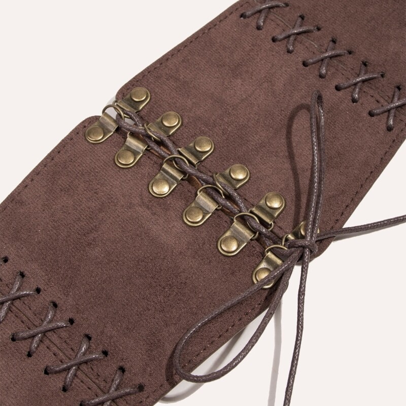 Juosmenį formuojantis platus diržas Viduramžių riterio juostos diržas Moteriškas korseto diržo kostiumas