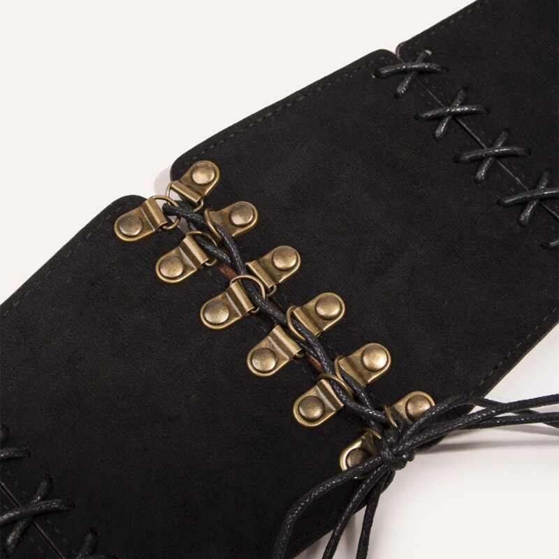 Juosmenį formuojantis platus diržas Viduramžių riterio juostos diržas Moteriškas korseto diržo kostiumas