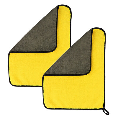 2 buc. Prosop de spălat din microfibră Îngroșați cârpă de spălat mașină pentru îngrijirea mașinii Detaliu cârpă de spălat Unelte colorate pentru curățarea mașinii Accesorii auto