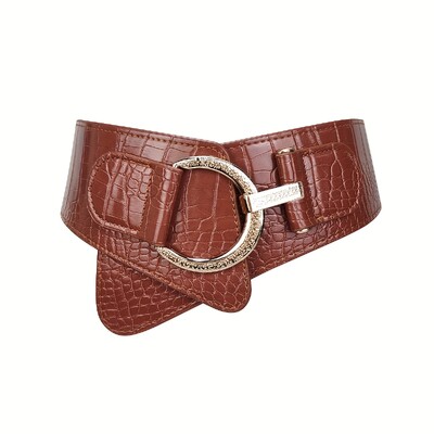 Madingas dekoratyvinis paltas, juosmuo, moteriška juosta, kostiumas, elastingas platus juosmuo, kasdienis važinėjimas