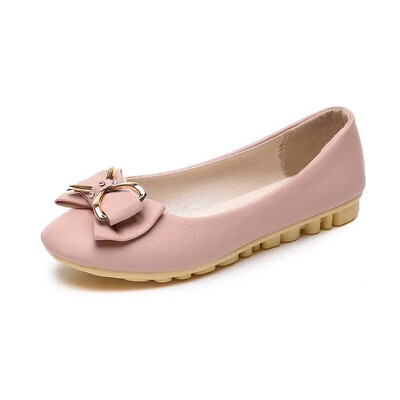 Încălțăminte pentru femei în stil dulce la modă, în stil coreean, pantofi plat pentru femei, cu arc, design de pantofi din cauciuc