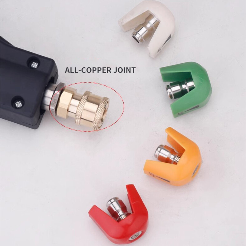 Autómosó tartozékok Nagynyomású autómosó fúvóka Vízpisztoly fúvóka Gyors csuklós forgótisztító gép Vízpisztoly fejrészei