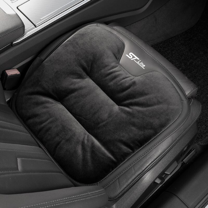 Zimný teplý flanelový poťah na autosedačku pre Ford ST STLine MK3 MK4 Kuga Fiesta plyšový vankúš do auta podložka do interiéru auta podložka do kresla