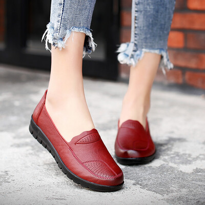 Odiniai Moteriški laisvalaikio batai Lengvi sportbačiai Moterims Batai Loafers Oxford Batai Moterims Mokasinai Zapatos Mujer
