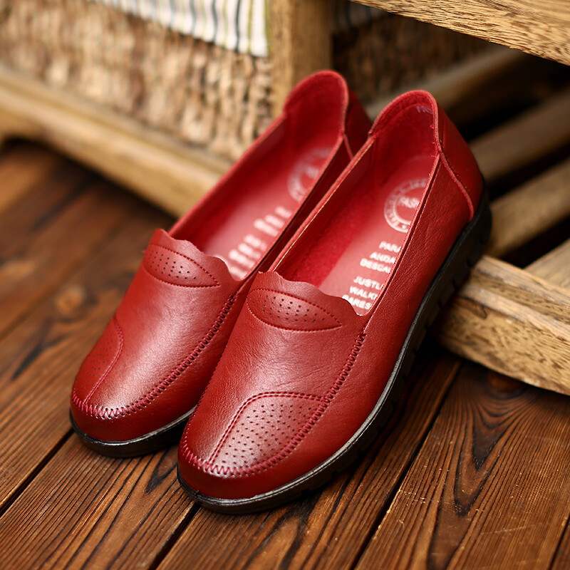 Bőr Női Alkalmi Cipők Könnyű tornacipők Slip-on Lady Flats Cipők Loaferek Oxford Cipők Női Mokaszinok Zapatos Mujer