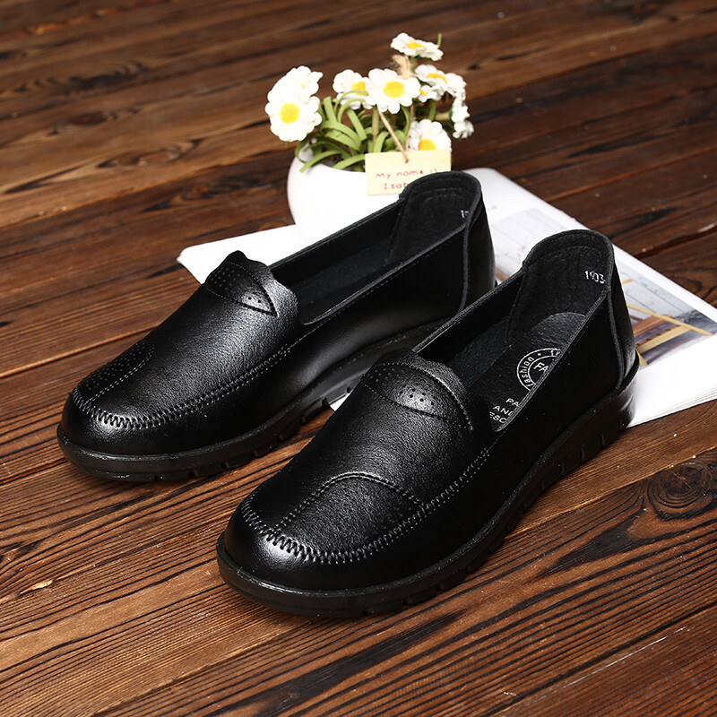 Bőr Női Alkalmi Cipők Könnyű tornacipők Slip-on Lady Flats Cipők Loaferek Oxford Cipők Női Mokaszinok Zapatos Mujer