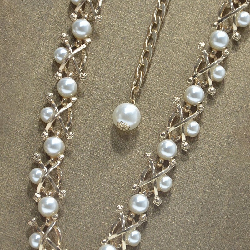 Női új fém deréklánc divat gyöngy berakásos testlánc hastánc deréklánc deréköv