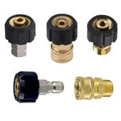 Vysokotlakový čistič, otočný 14 mm rýchlospojka M22 na 1/4" 3/8" M22 G1/4, adaptér, sada fitingov, 4500 PSI