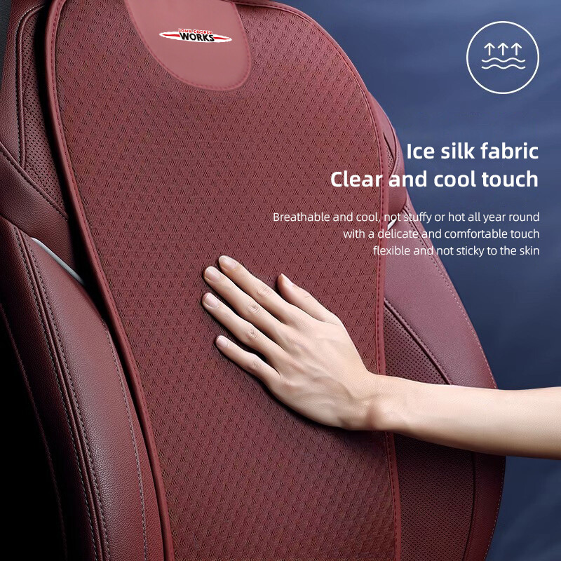 Priedušná ochranná podložka do autosedačky Ice Silk pre Mini Cooper One JCW F54 F55 F56 F57 F60 R50 R52 R53 R55 R5
