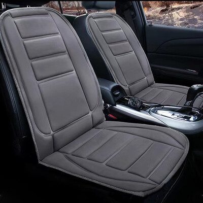 2бр. 12V електрическо отопляема подложка за калъф за седалка за кола, нагревател, отопление, по-топло, зимна неплъзгаща се възглавница, отопляема възглавница за седалка, протектор