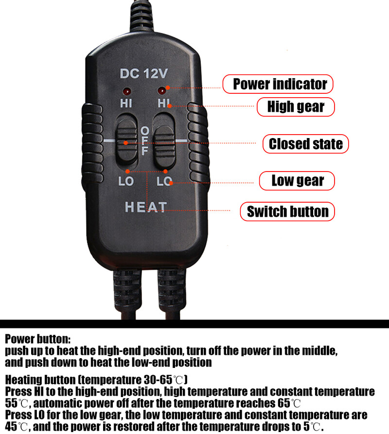 2бр. 12V електрическо отопляема подложка за калъф за седалка за кола, нагревател, отопление, по-топло, зимна неплъзгаща се възглавница, отопляема възглавница за седалка, протектор