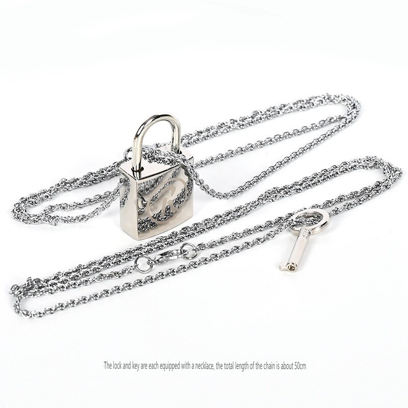 Női új divat Ooskia Nana pár nyaklánc Ren Lock kulcs medál Cosplay Choker ékszer kiegészítők Kedves ajándék neki