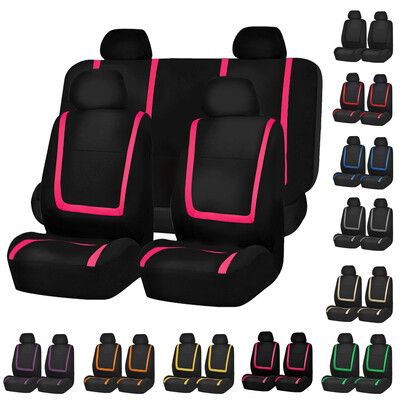 Szövet autós üléshuzatok Citroen C2 C3 C4 Cactus C5 C4 Picasso C6 DS3 DS4 DS5 Auto üléspárnavédő huzathoz Tartozékok