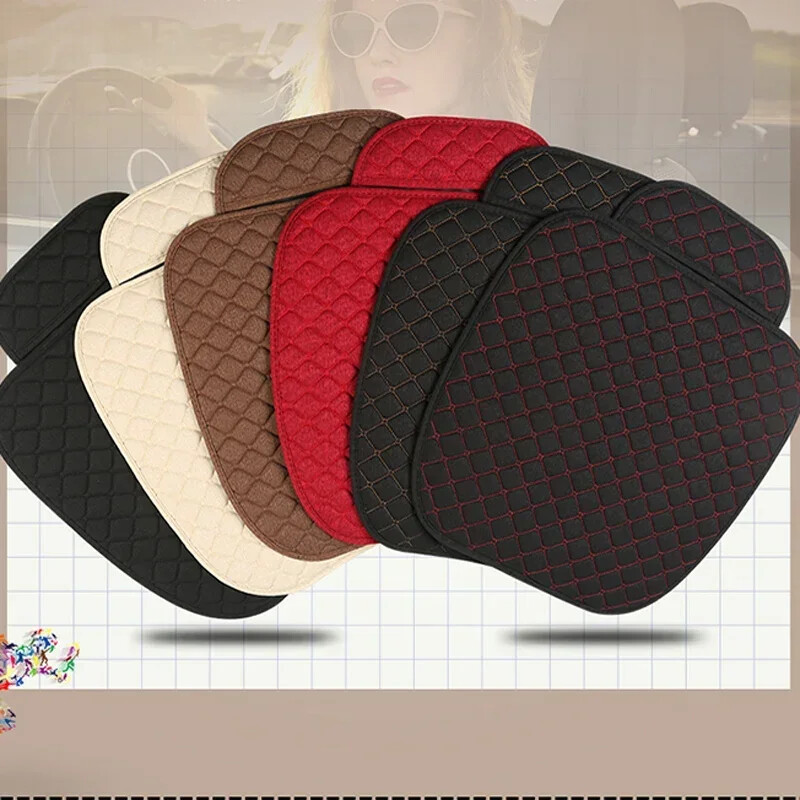 Jastuci za autosjedalice Laneno laneno neklizajuće prozračne udobne navlake za sjedala Jastuk za prednje vozačevo sjedalo Dodaci za unutrašnjost automobila