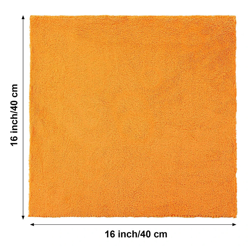 40x40Cm микрофибърна кърпа за автомивка Бързосъхнеща автопочистваща екстра мека кърпа с висока абсорбция на вода за аксесоари за автомивка