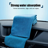 Advanced Car Wash Towel Wipe Πανί που δεν αφαιρεί το μαλλί Superfine Fiber διπλής όψης κοντό μαλλί που στεγνώνει Auto Waxing Ειδική φροντίδα