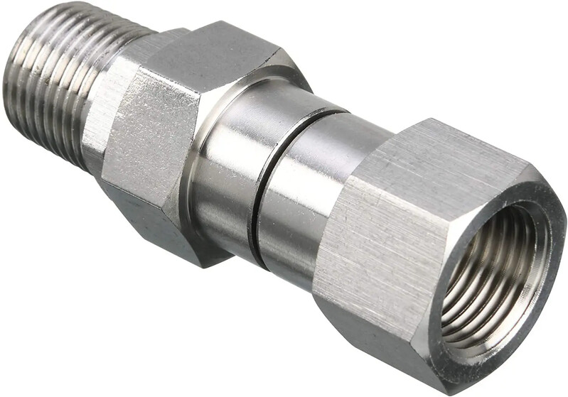 1 ks otočný kĺb pre vysokotlakový čistič 3/8 palca alebo M22-14 hadicové armatúry pre vysokotlakový čistič 4500 PSI konektor s otočením o 360 stupňov