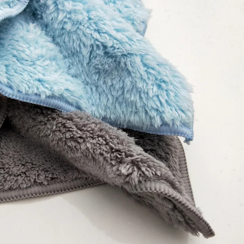 40x40CM Coral Velvet Auto Wash Towel Super Absorbency Automobilių Valymo Džiovinimo Rankšluostė Apsiuvimo Automobilių Priežiūros Šluostė Automobilių Plovimo Priedai