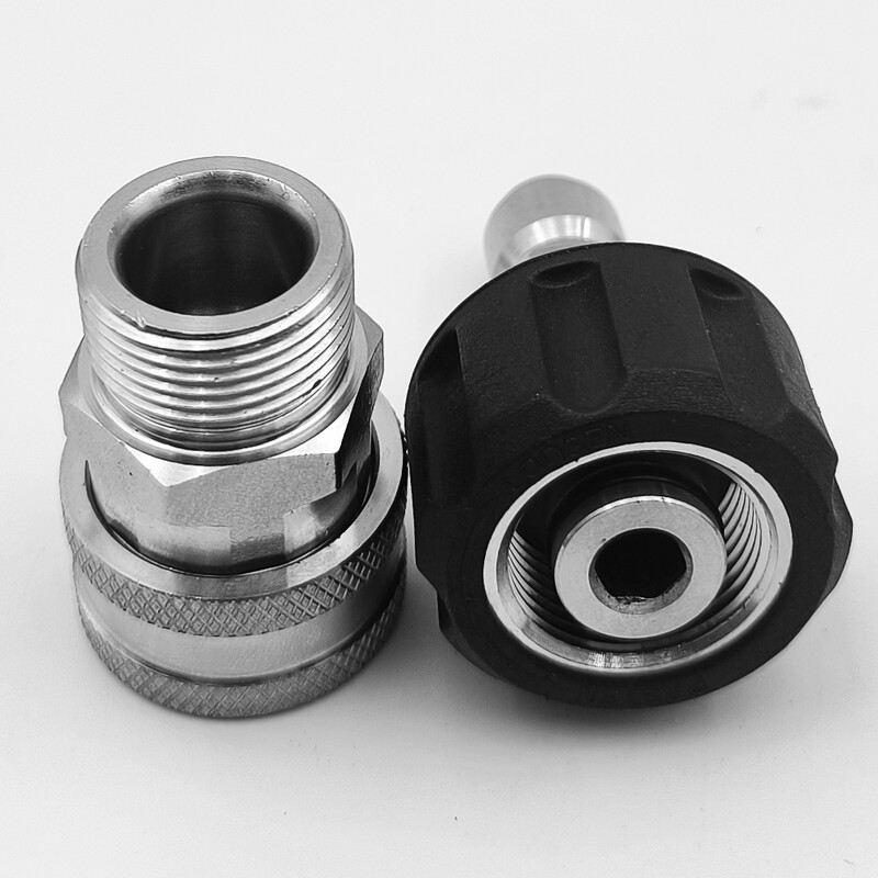 Priključci za brzo spajanje visokotlačnog perača M22 14 mm do 3/8 inča crijeva za visokotlačni perač i adapter za pištolj Max 4000PSI spojnica za autopraonicu