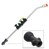 Pistol de spălat auto de înaltă presiune Jet Lance pentru Karcher K Series Cu 5 vârfuri de duză Pulverizator cu unghi reglabil Mașină de spălat cu tijă curbată