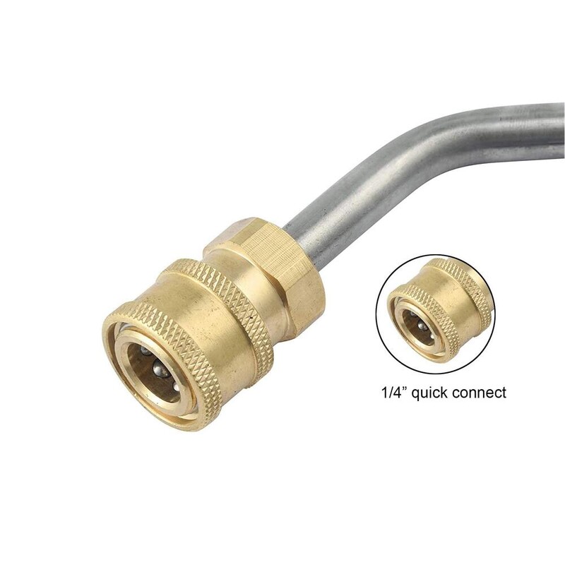 Pistol de spălat auto de înaltă presiune Jet Lance pentru Karcher K Series Cu 5 vârfuri de duză Pulverizator cu unghi reglabil Mașină de spălat cu tijă curbată