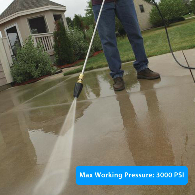 1/4" kõrgsurve kiirühendusega pöörlev 360 kraadi turbootsik 3000PSI2.5-4 GPM kõrgsurvepesuri OT301 jaoks